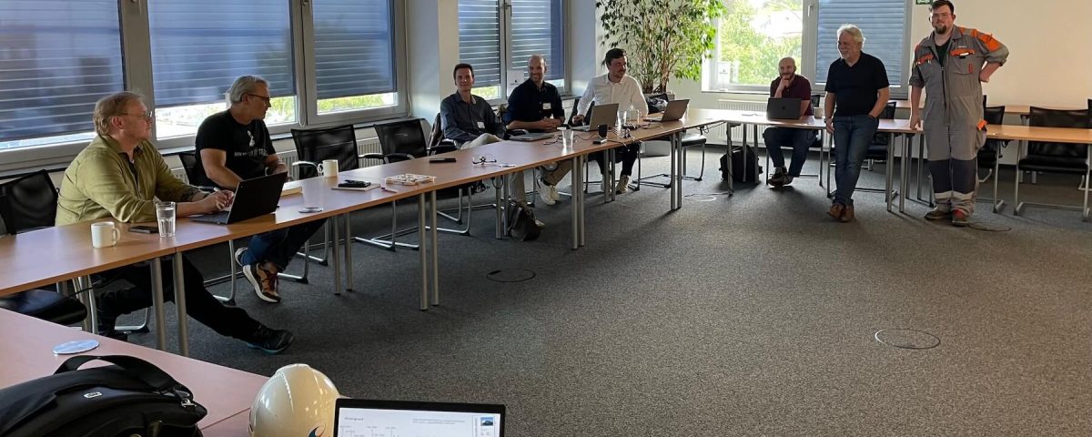 Das erste Treffen der Partner